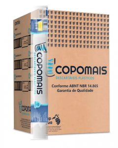 COPOMAIS - COPO 200ML BRANCO - CX.25X100UN