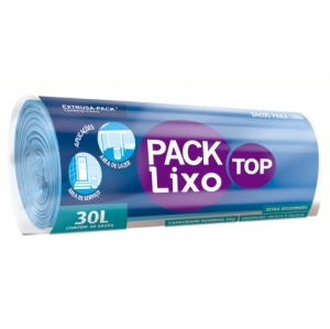 PACK LIXO TOP 030 LITROS AZUL 59X62 FD 10X30 UN