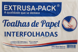 MP - TOALHA INTERFOLHA EXTRUSA BRANCO-1 20X20 - PT.1000FLS