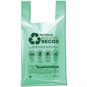 RMPK - SACOLA ABNT-1 VERDE 23 X 35 - PT.1000UN <1,1KG>