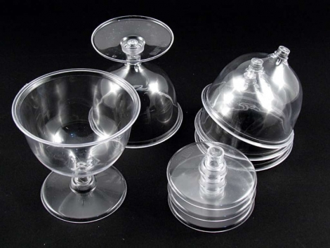 PLASTILANIA - TACA PIT-160 CRISTAL - CX.50X05UN