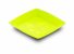 PLASTILANIA - PRATO PEQUENO SQUARE NEON AMARELO - CX.40X10UN