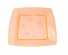 PLASTILANIA - PRATO GRANDE SQUARE LARANJA - CX.30X10UN